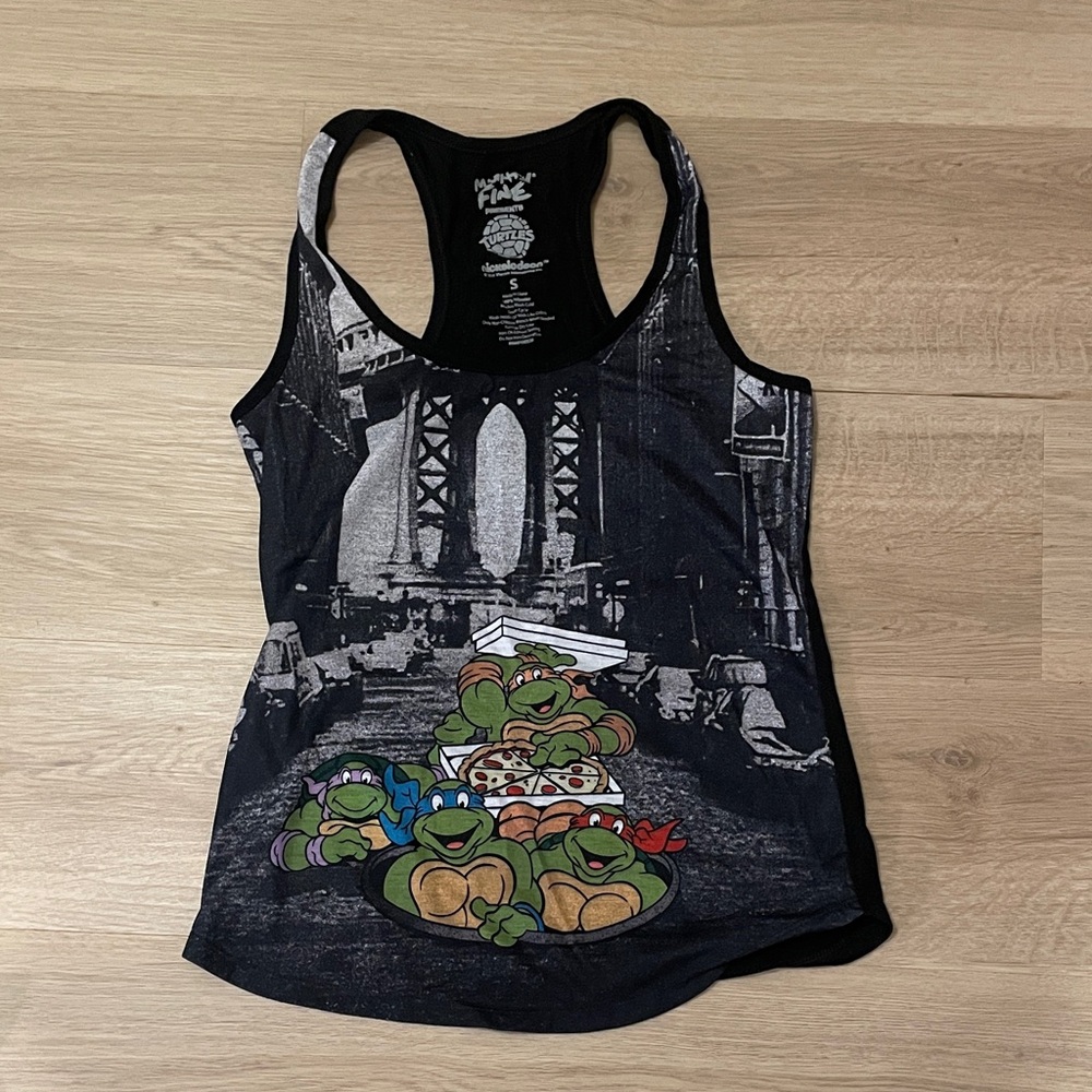 Nickelodeon Black Turtles Tank Top